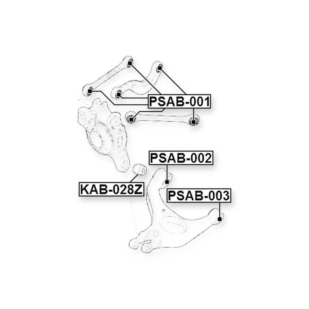 Land Rover Freelander Rear Upper Rod Bushing & More