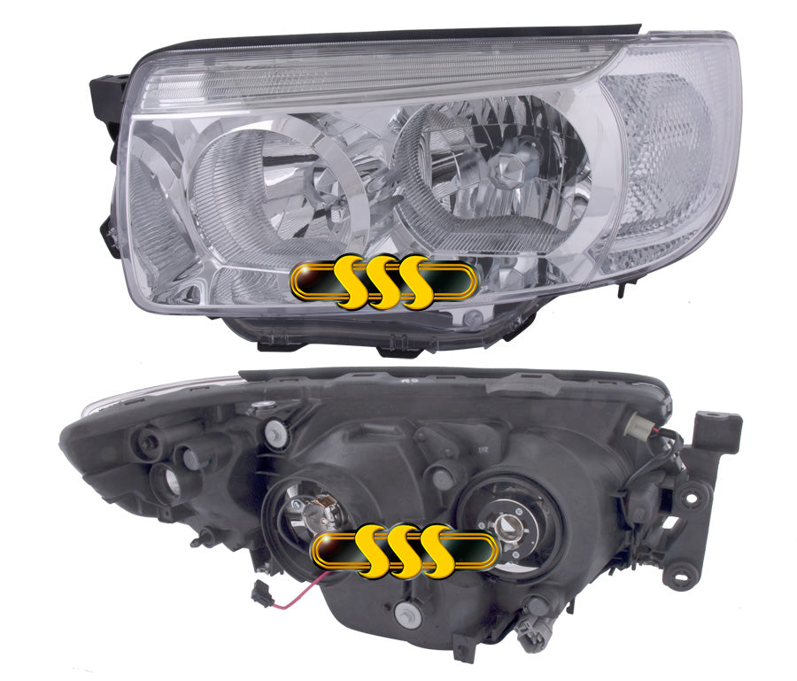 Genuine Subaru Forester Head Lamp Left Hand 4/06 4/06 4/06- (05/05-02/08)