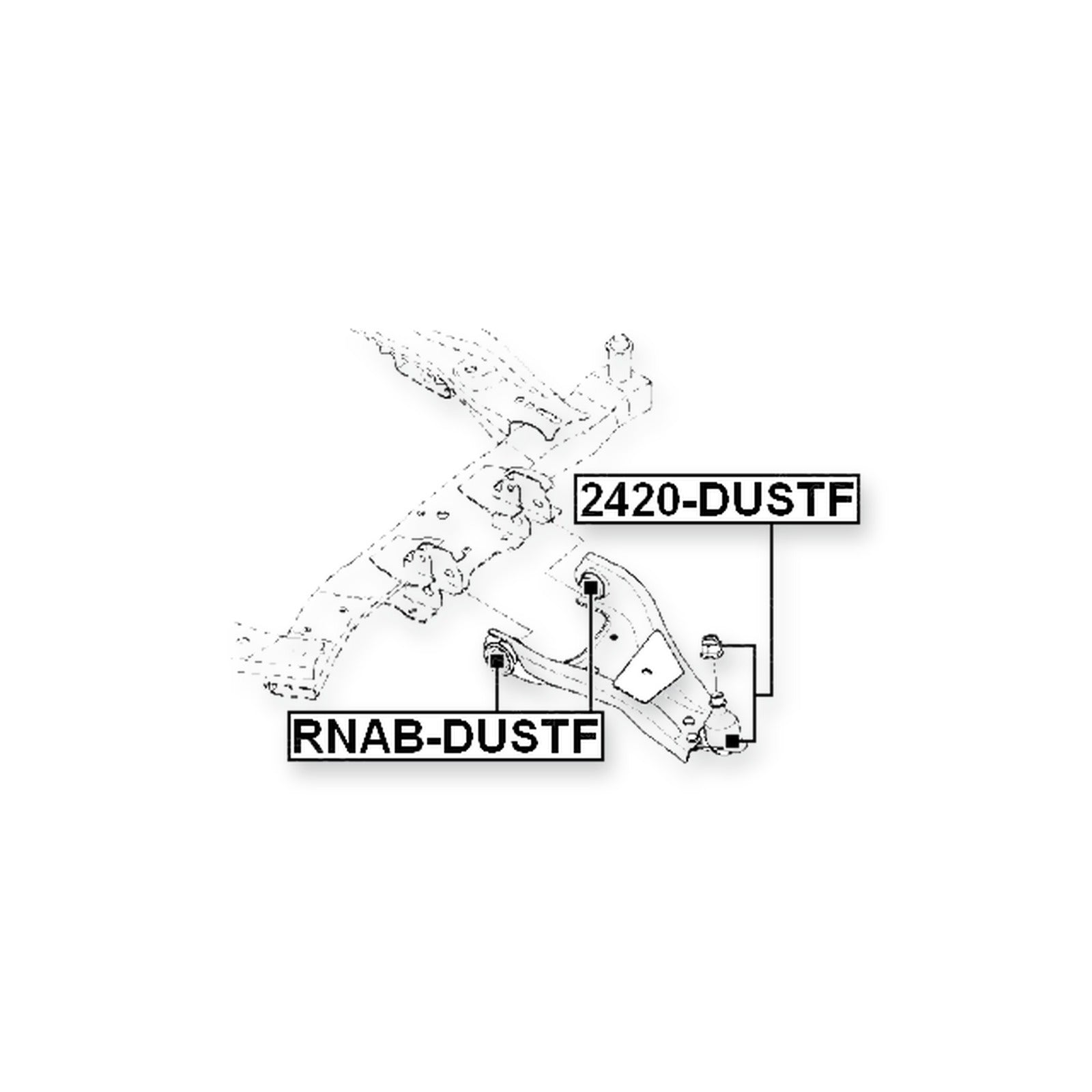 Renault Captur Kaptur Front Lower Bushing, Control Arm
