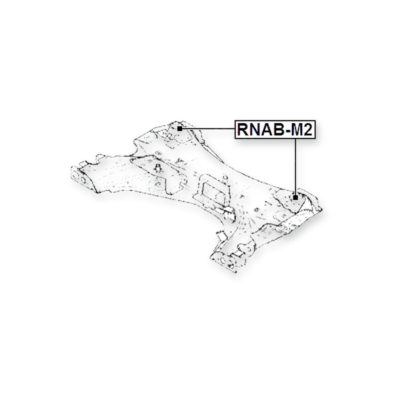 Nissan Lafesta B30 Front Lower Subframe Bushing