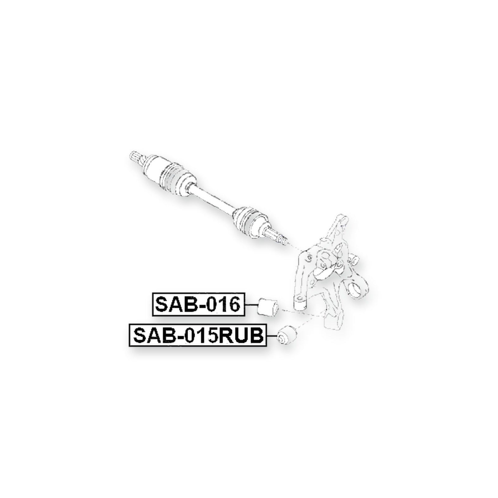 Subaru Ascent/Evoltis W11 Rear Lower Knuckle Bushing