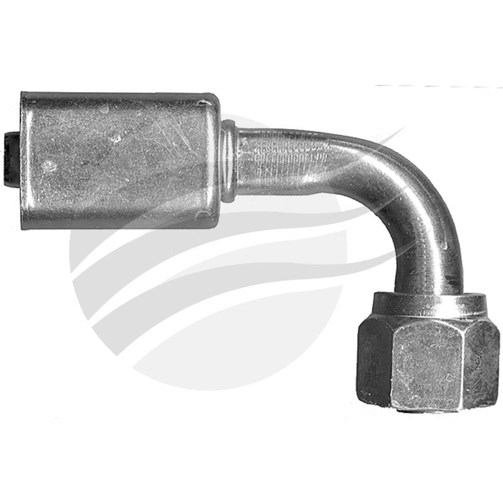 ATCO Fitting 90 Degree #8 Steel Beadlock