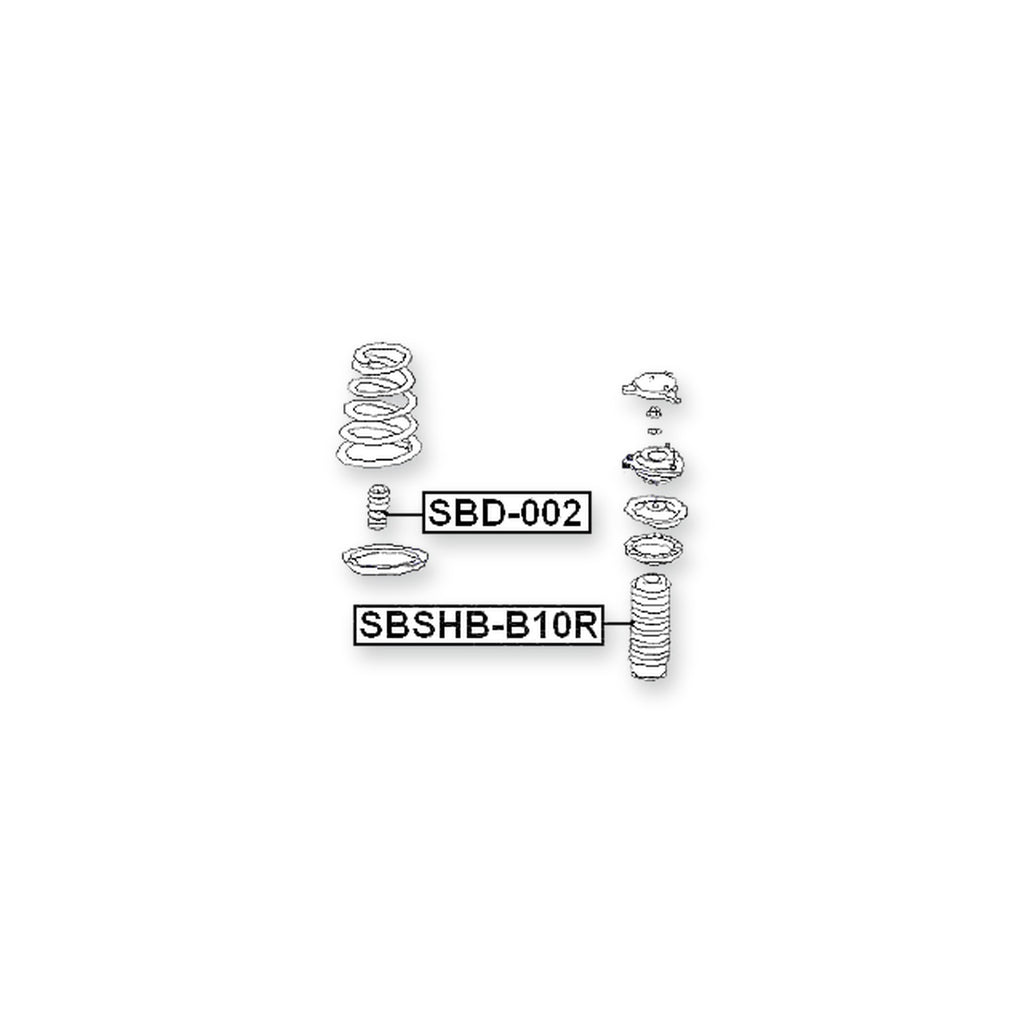Subaru Forester S10 Rear Shock Absorber Jounce Bumper