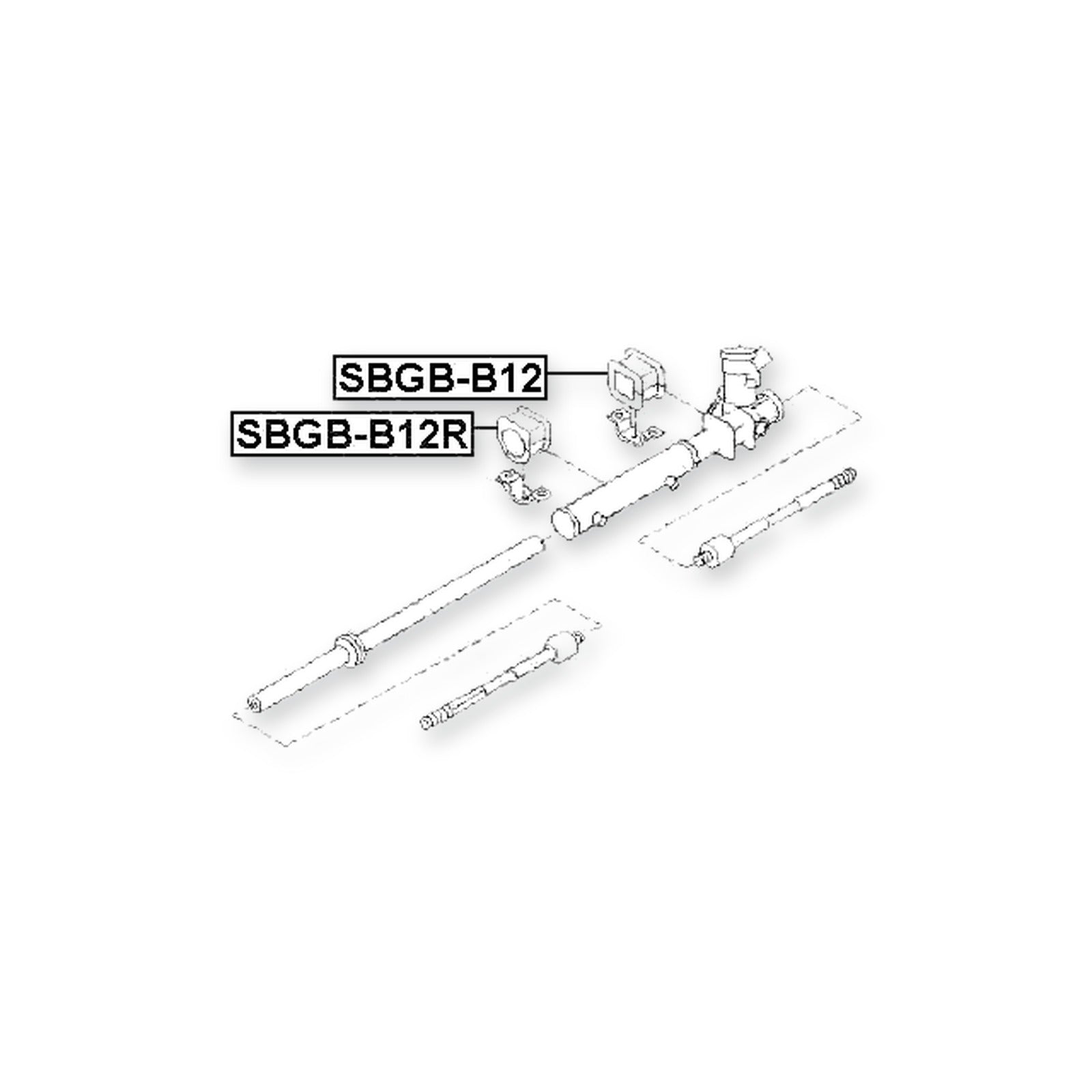 Subaru Forester S10 Grommet Steering Rack Housing