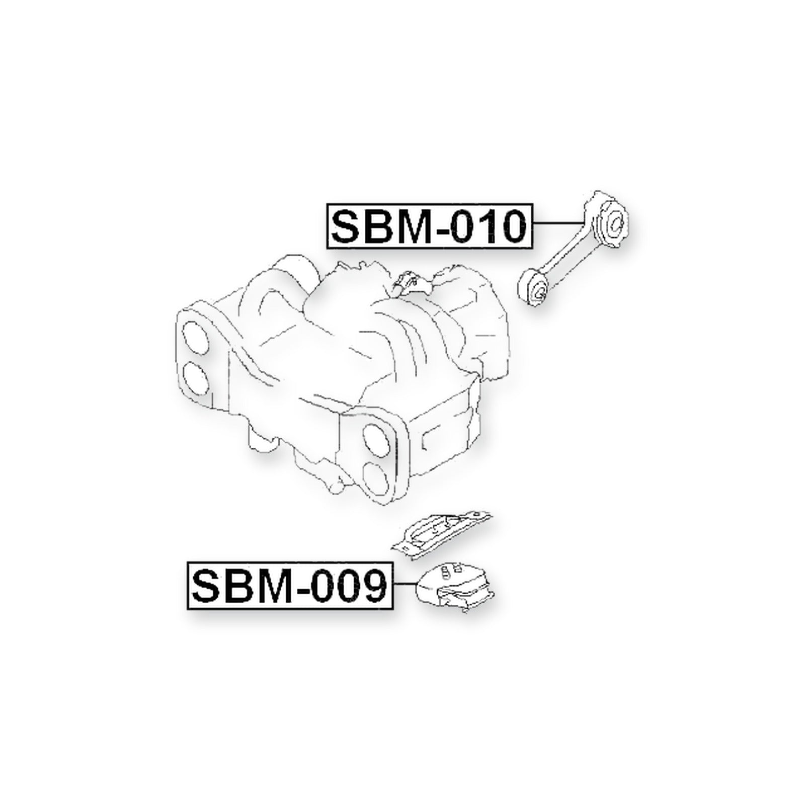 Subaru Forester S11 Front Engine Mount