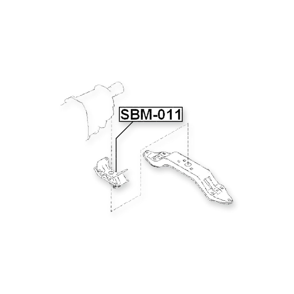 Subaru Exiga Y10 Rear Engine Mount At