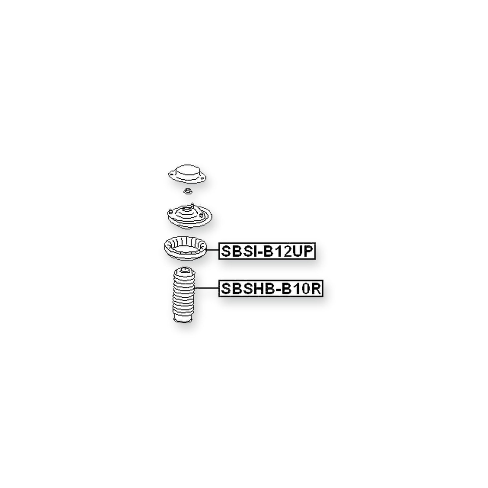 Subaru Forester S10 Rear Shock Absorber Boot