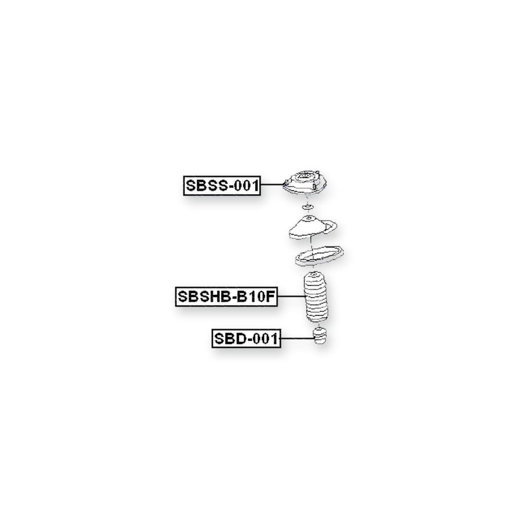 Subaru Baja B12 Front Shock Absorber Mounting