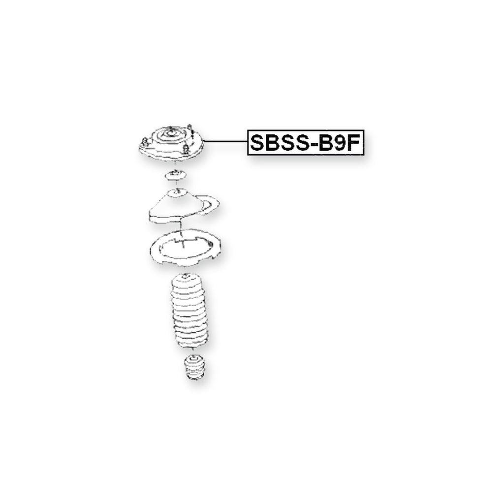 Subaru Exiga Y10 Front Shock Absorber Mounting