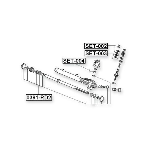 Acura Cl YA1 Steering Gear Repair Kit