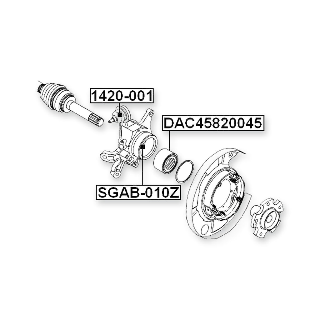 Chrysler Pacifica/Voyager Rear Knuckle Bushing