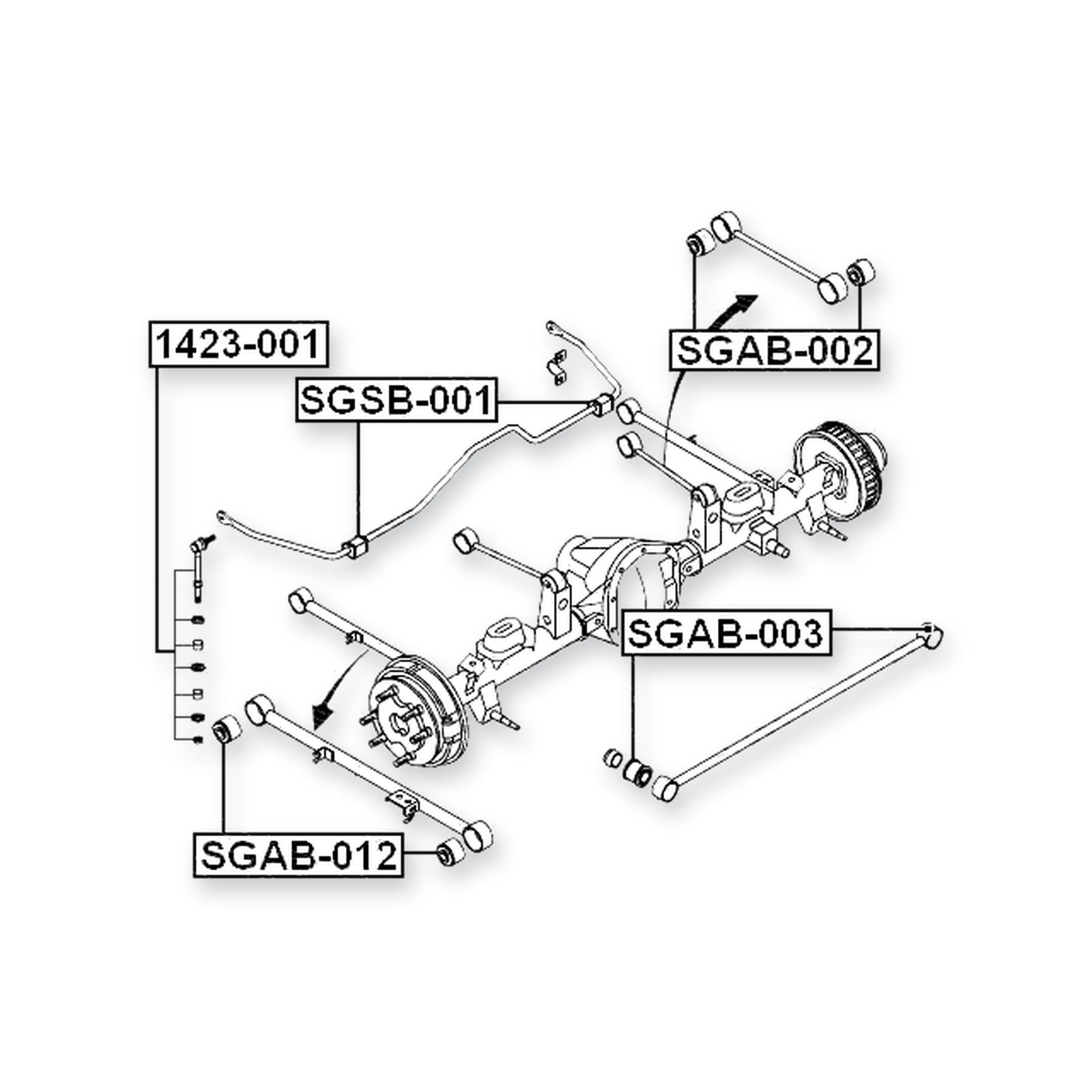 SsangYong Actyon Front Rod Bushing