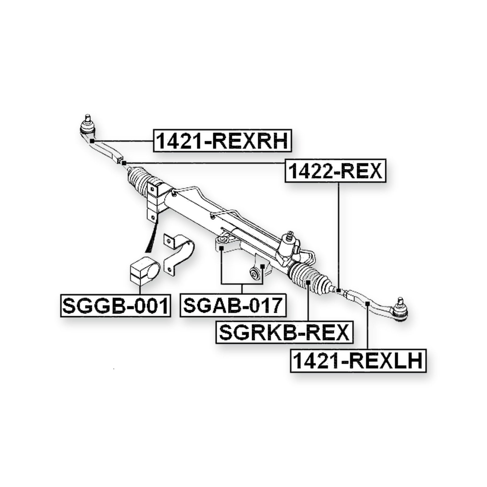 SsangYong Actyon Front Steering Gear Boot