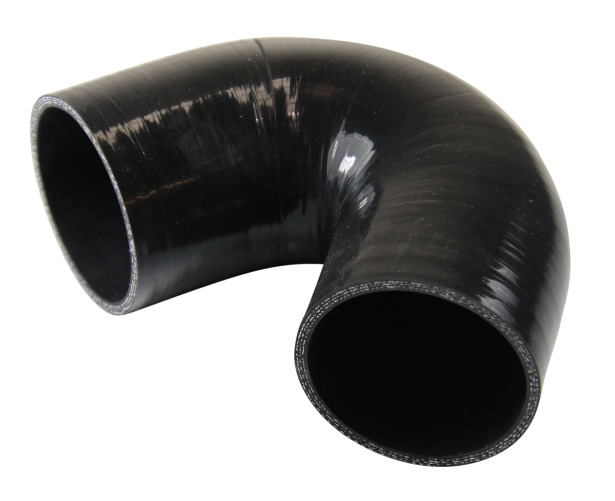 TFI Racing Silicone Hose Black 135 Deg Elbow 70mm (2.75") ID, 50mm Leg Length