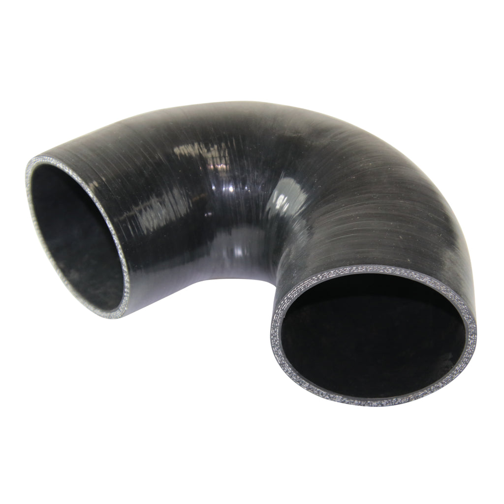 TFI Racing Silicone Hose Black 135 Deg Elbow 83mm (3.25") ID, 50mm Leg Length