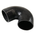 TFI Racing Silicone Hose Black 135 Deg Elbow 89mm (3.5") ID, 50mm Leg Length
