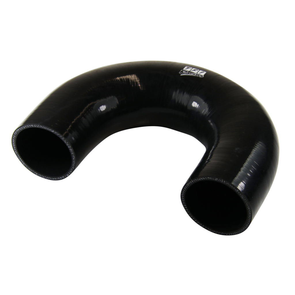 TFI Racing Silicone Hose Black 180 Deg Elbow 63mm (2.5") ID, 50mm Leg Length