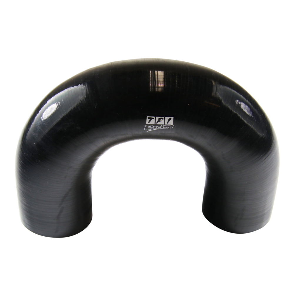 TFI Racing Silicone Hose Black 180 Deg Elbow 63mm (2.5") ID, 50mm Leg Length