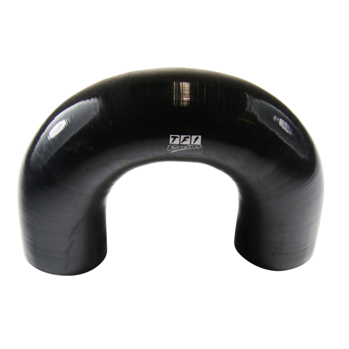 TFI Racing Silicone Hose Black 180 Deg Elbow 63mm (2.5") ID, 50mm Leg Length