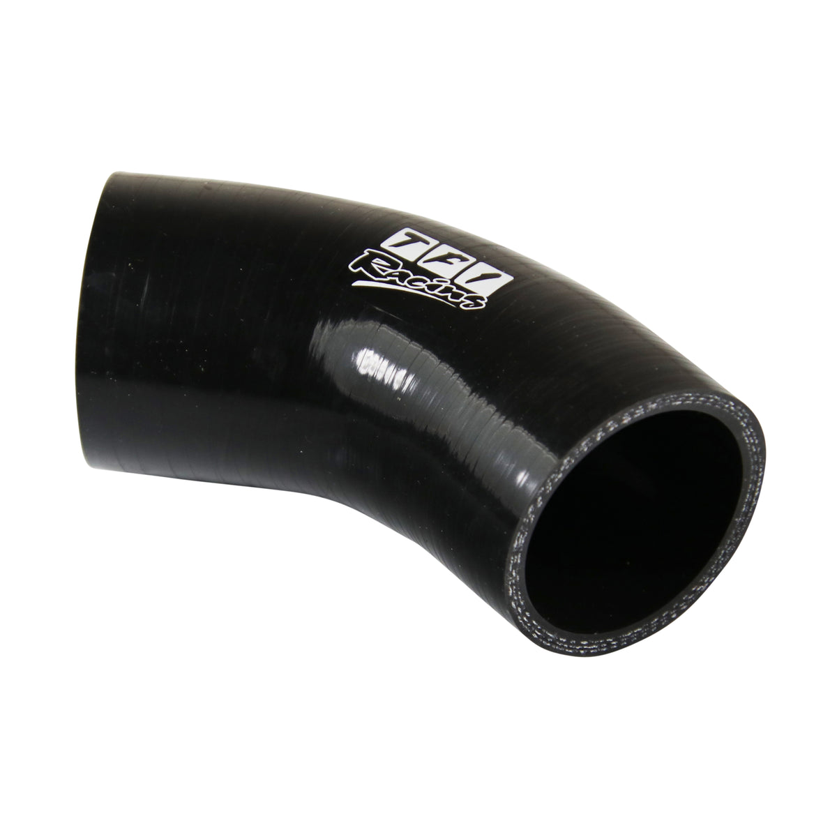 TFI Racing Silicone Hose Black 45 Deg Elbow 50mm (2") ID, 50mm Leg Length