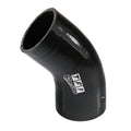 TFI Racing Silicone Hose Black 45 Deg Elbow 50mm (2") ID, 50mm Leg Length