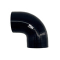 TFI Racing Silicone Hose Black 90 Deg Elbow 70mm (2.75") ID, 50mm Leg Length