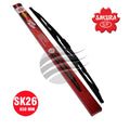 SAKURA Wiper Blade 650mm 26 Inch Complete Universal Hook Blade