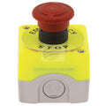 JAYLEC Emergency Stop Switch Latching N/closed & N/open Contacts Plastic Case