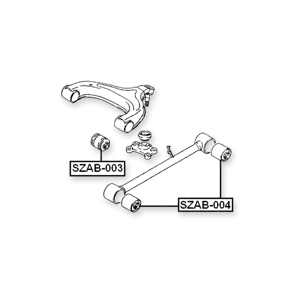 Front Bushing, Trailing Arm