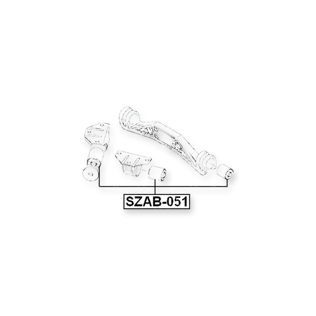 Suzuki Swift RS413 Rear Upper Differential Mount 2003-2010