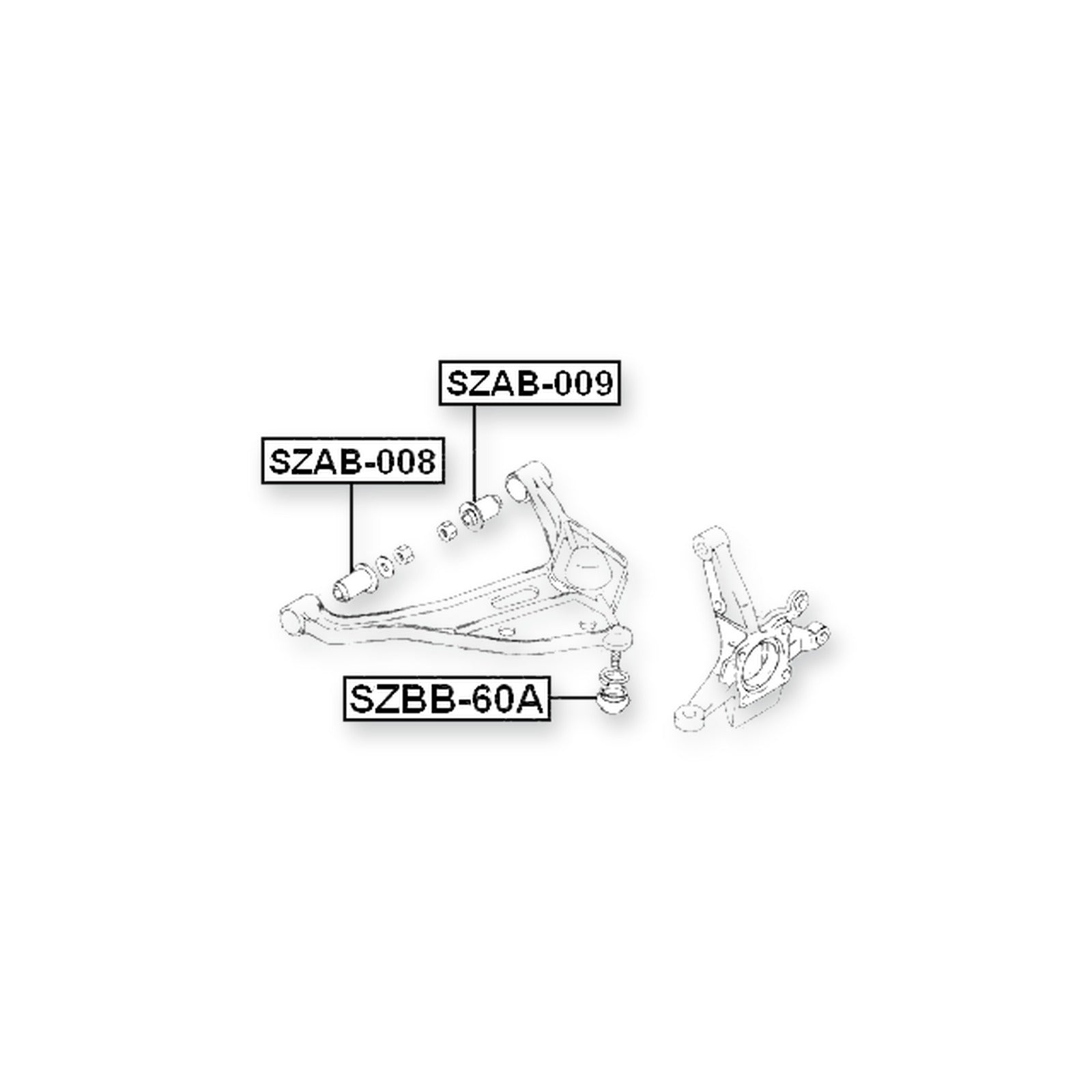 Front Lower Control Arm Ball Joint Boot 30X26X17
