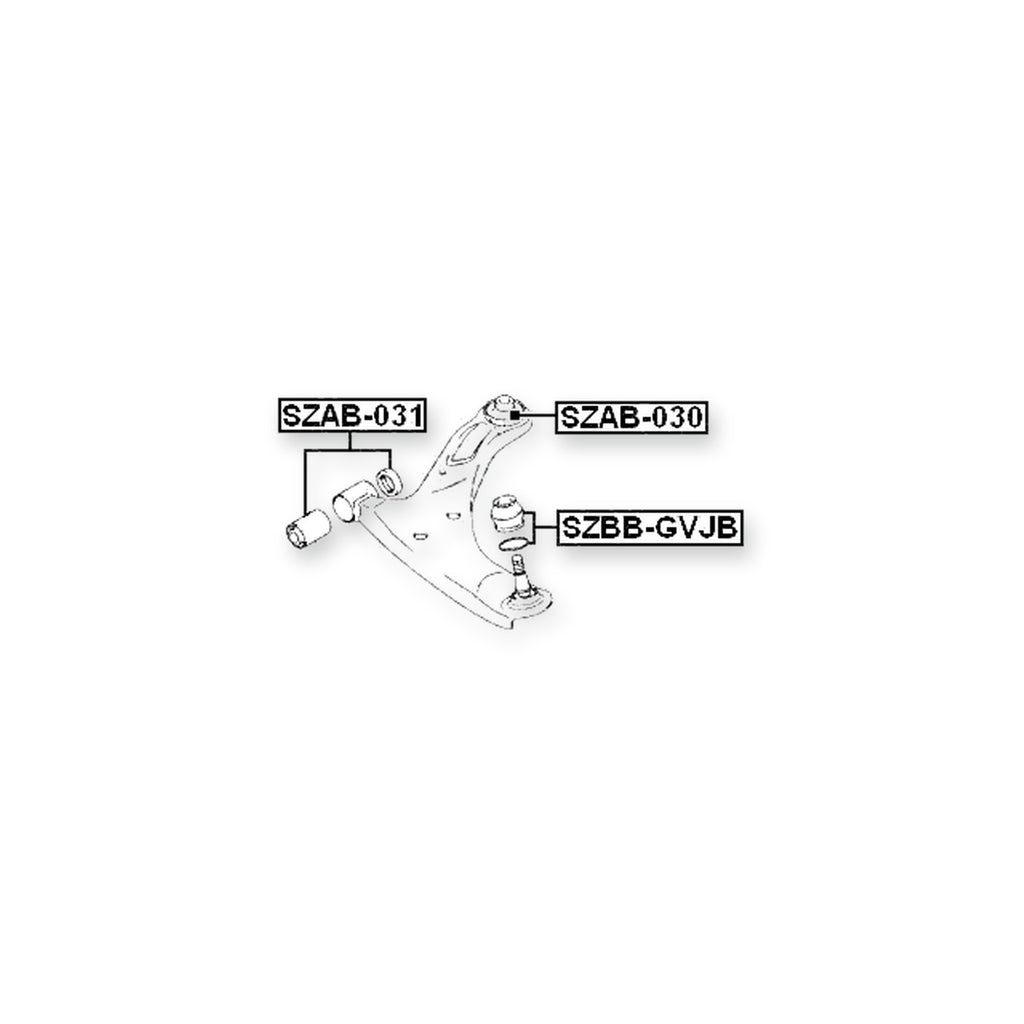 Suzuki Front Lower Control Arm Ball Joint Boot 30.3X33.5X17.3 2006-2014
