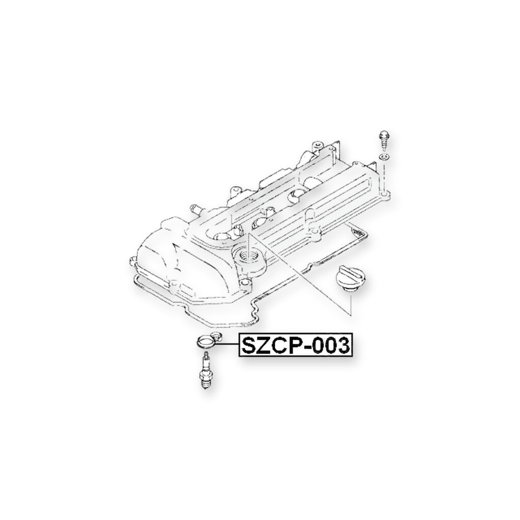 Suzuki Grand Vitara JB416X Seal Ring, Spark Plug Tube