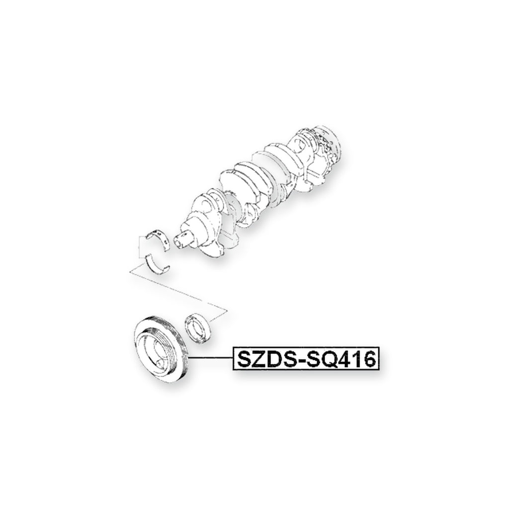 Suzuki Escudo SQ416L Crankshaft Pulley 1998-2006