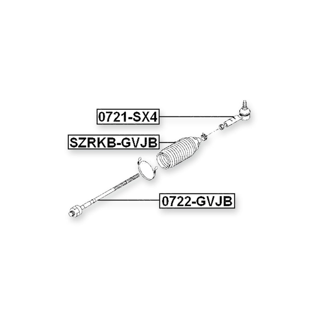 Suzuki Grand Vitara JB416X Front Steering Gear Boot 2006-2014