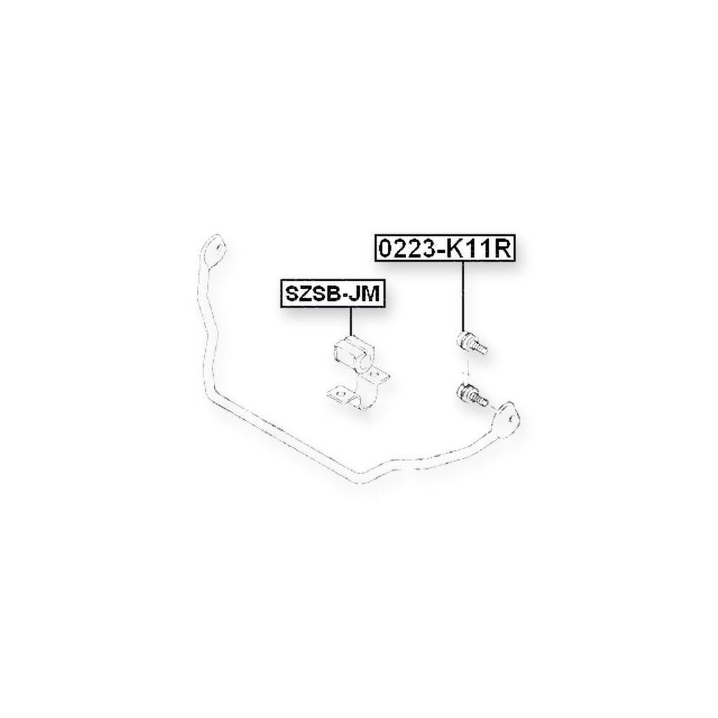 Suzuki Jimny Front Stabilizer Bar Bush D24 1998-2018