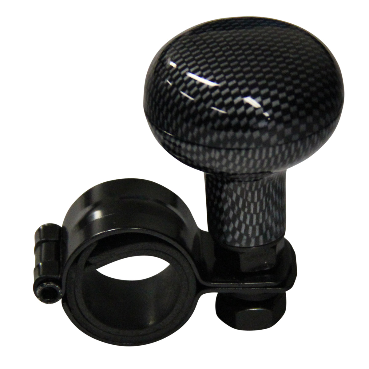 Tirol Steering Wheel Spinner Suicide Knob Carbon Look for Car, Boat, Van, Truck