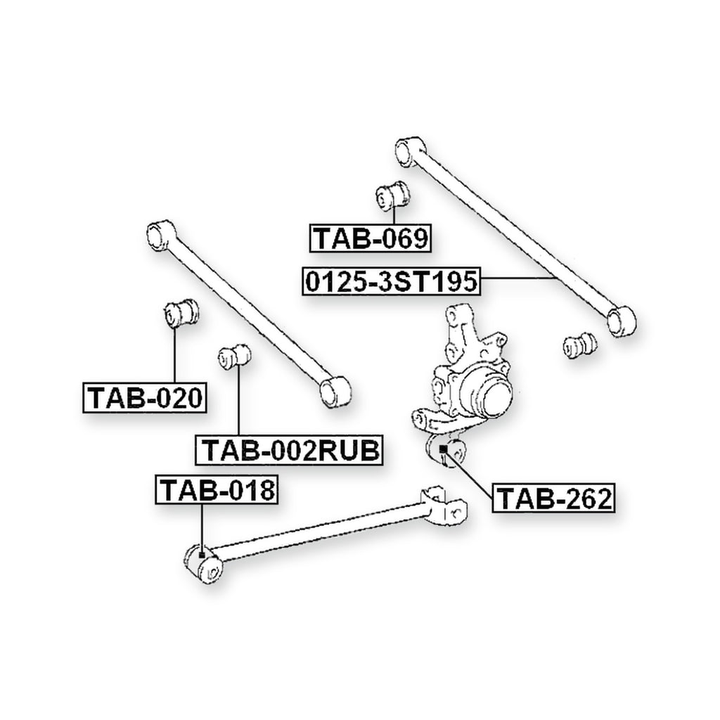 Toyota Caldina Rear Knuckle Bushing