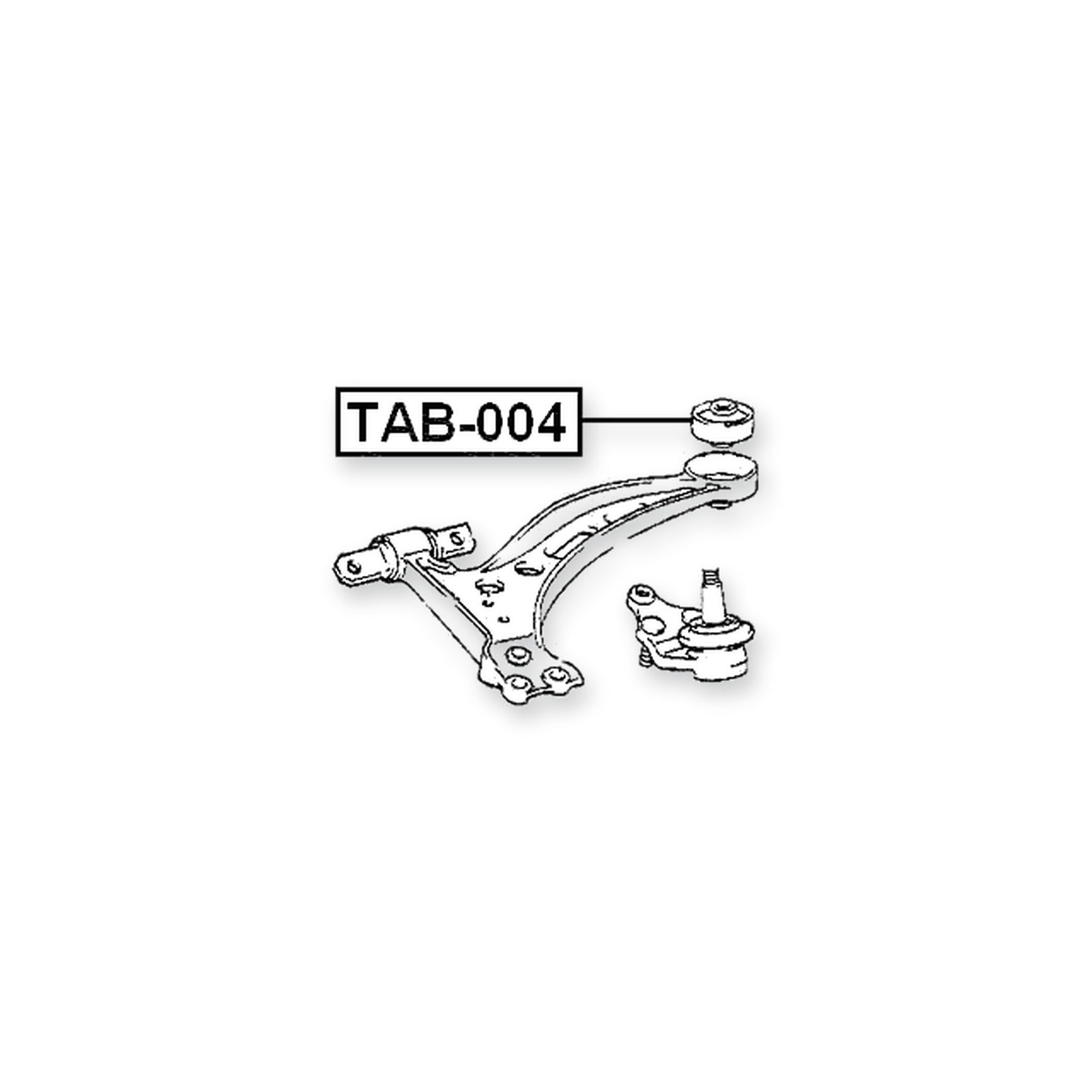 Toyota Avalon MCX10 Front Lower Bushing, Control Arm