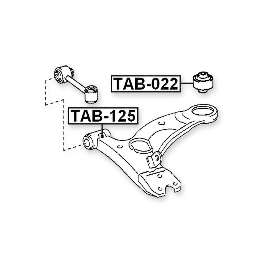Toyota Avensis Front Lower Bushing, Control Arm