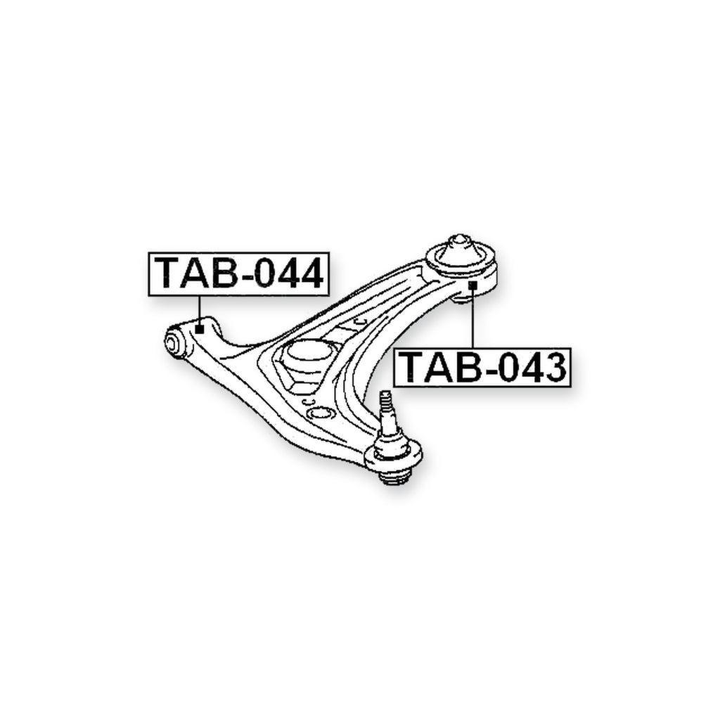 Toyota Echo NCP12 Front Lower Bushing, Control Arm
