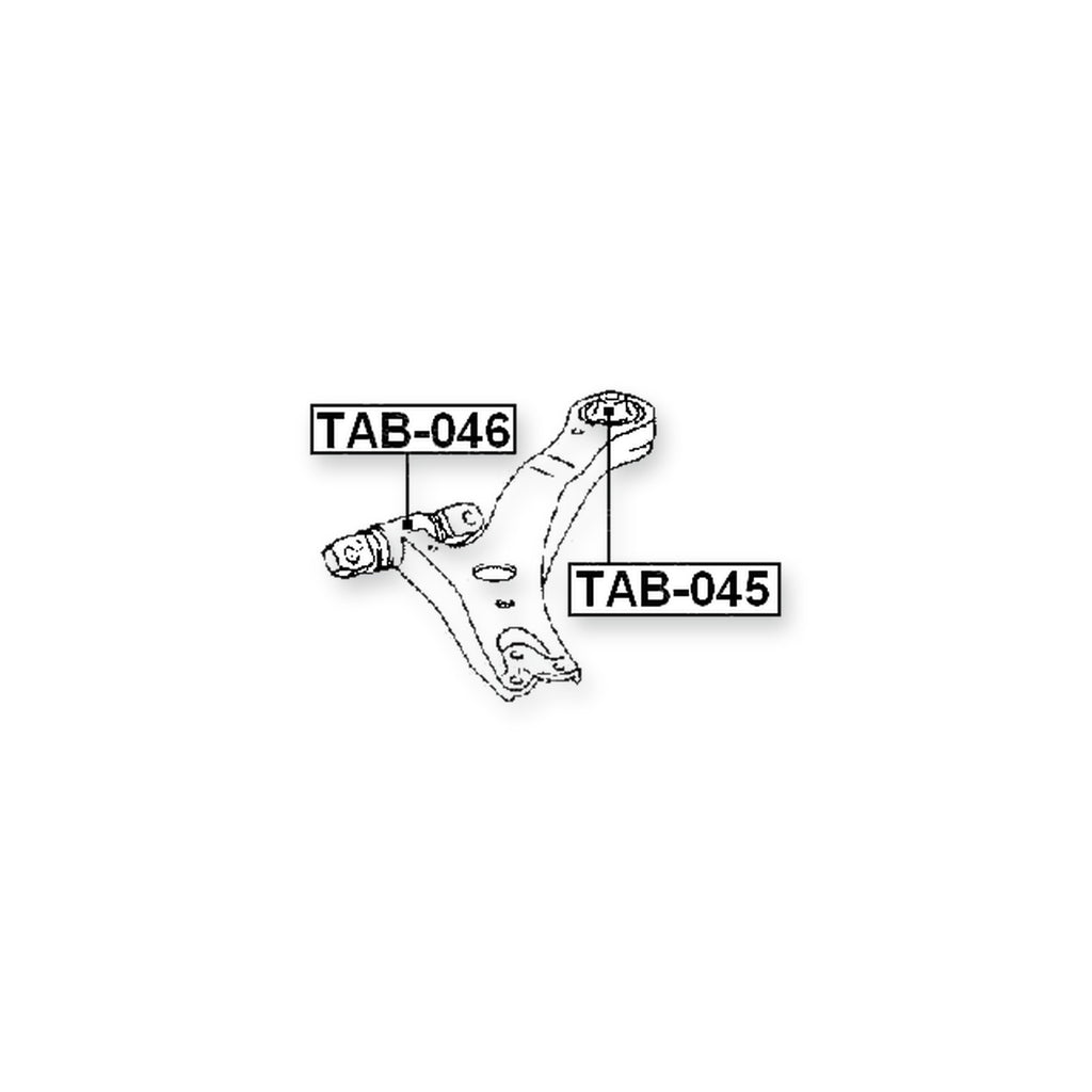 Daihatsu Altis Front Lower Bushing, Control Arm