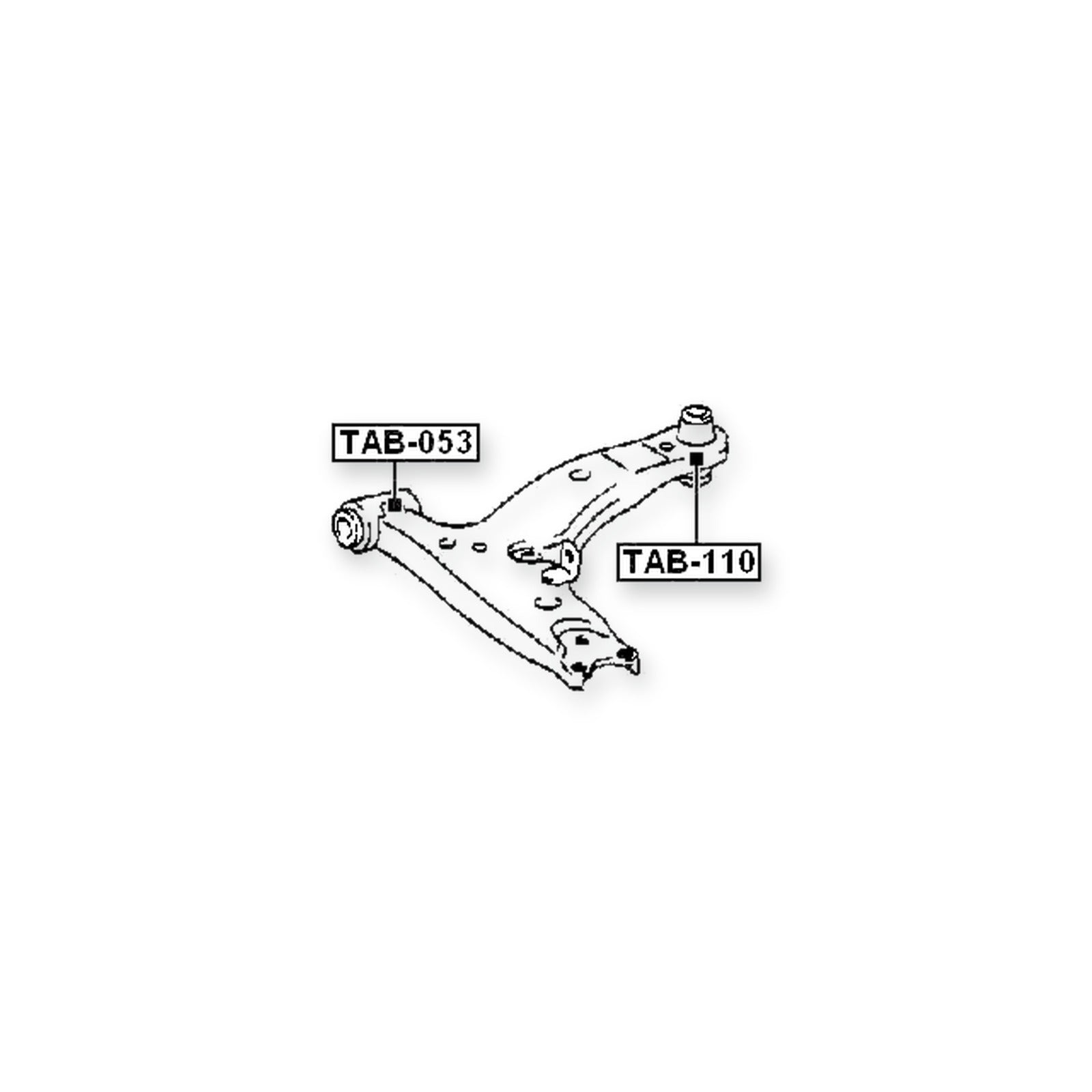 Toyota Corolla Front Lower Bushing, Control Arm