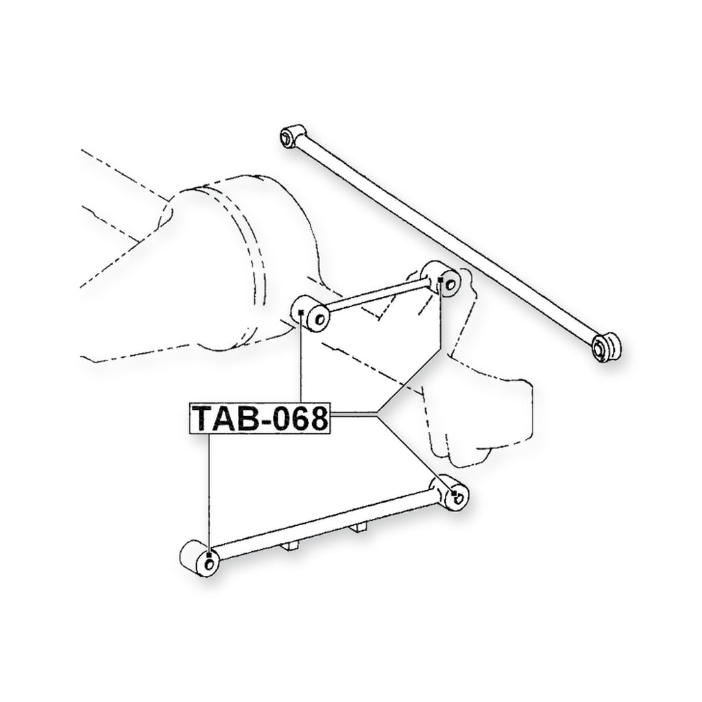Toyota Corolla 2 Rear Lower Arm Bushing