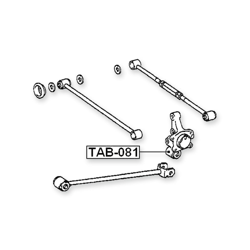 Toyota Caldina Rear Lower Knuckle Bushing