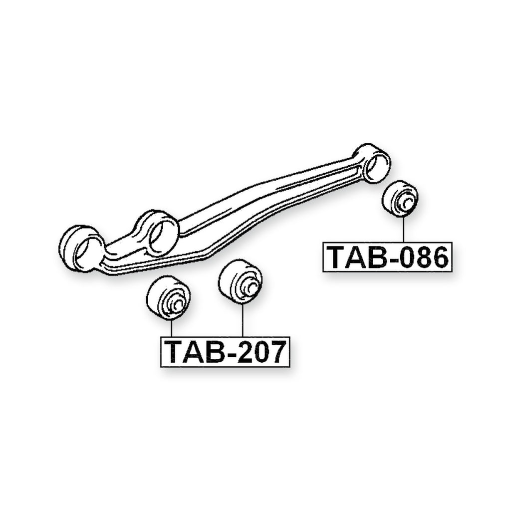 Toyota Land Cruiser Front Lower Bushing, Control Arm