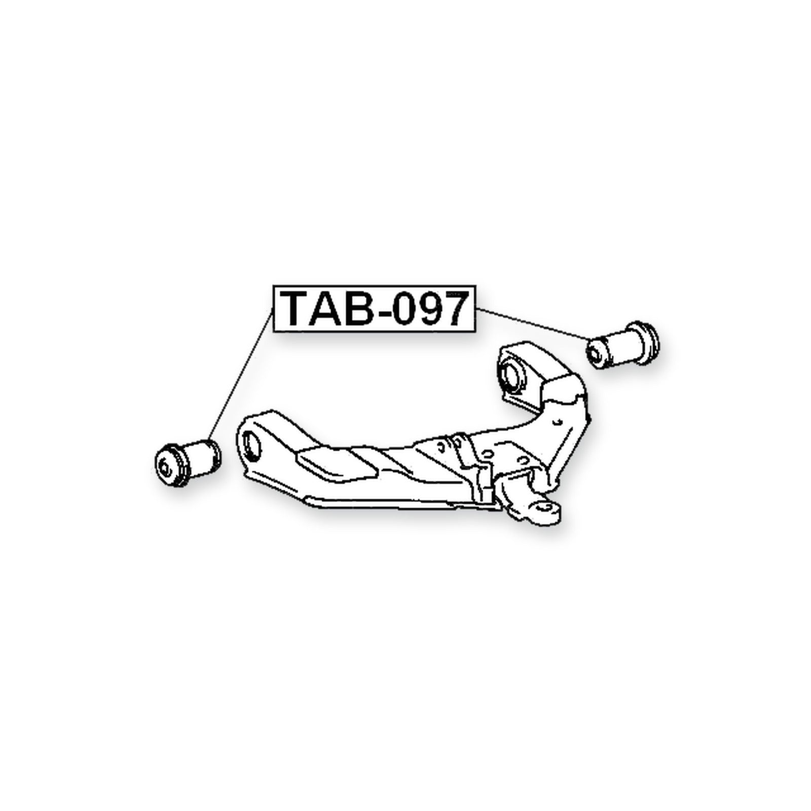 Toyota 4Runner Front Lower Bushing, Control Arm