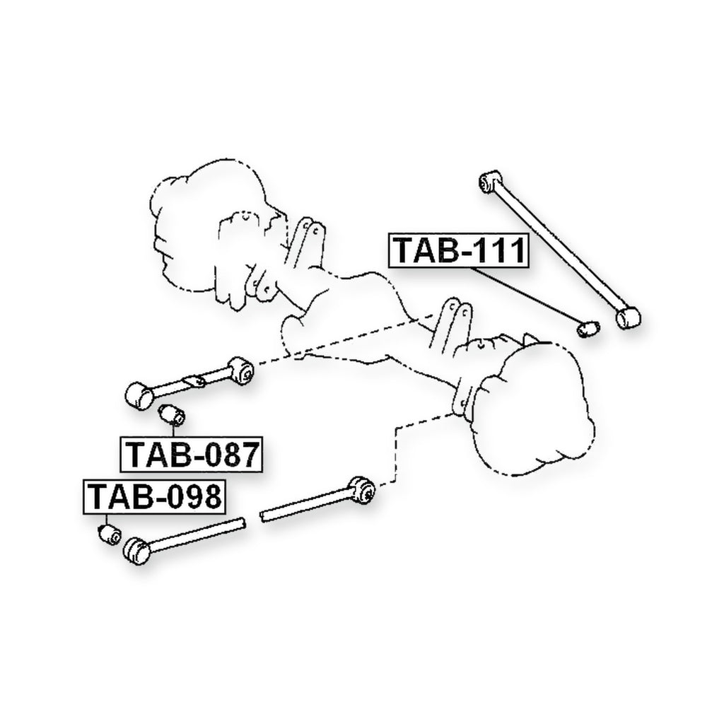 Toyota Land Cruiser Front Bushing, Control Arm