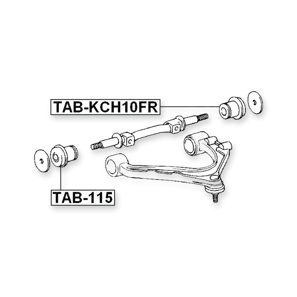 Toyota 4-Runner Truck Front Upper Bushing, Control Arm