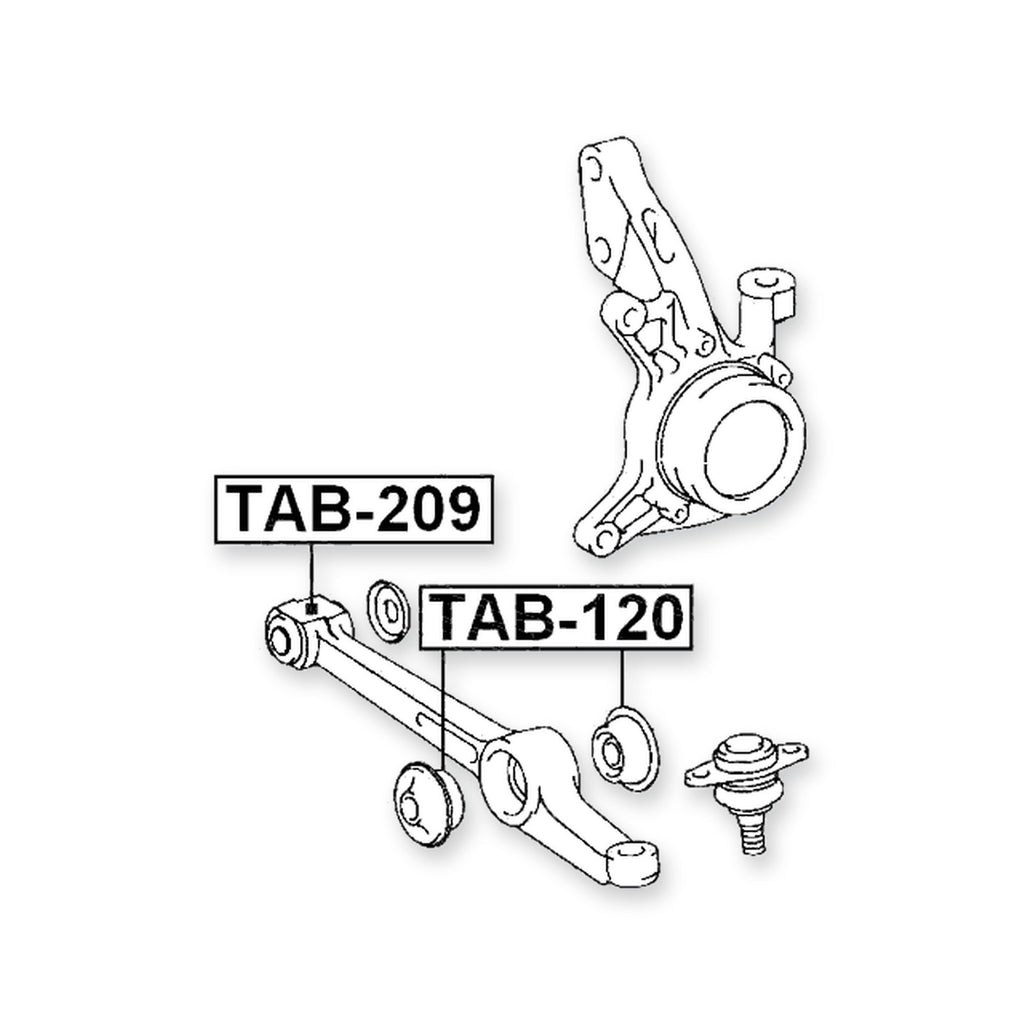 Toyota Camry/Vista Front Lower Arm Bushing